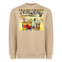 Mushroom bus driver coffee cups Heavyweight Sweatshirt - Zillion Design Studio