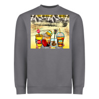 Storm bus driver coffee cups Heavyweight Sweatshirt - Zillion Design Studio