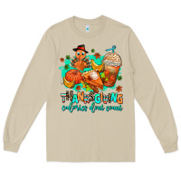 Mushroom thanksgiving calories dont count Long Sleeve Tee - AdoDesignShop