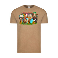 Vintage Coffee heifers coffee cups Vintage Tee - Zillion Design Studio