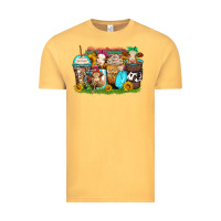 Vintage Mustard heifers coffee cups Vintage Tee - Zillion Design Studio