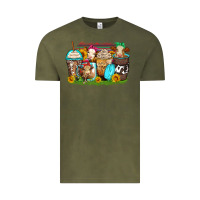 Vintage Olive heifers coffee cups Vintage Tee - Zillion Design Studio