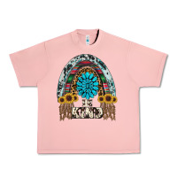 Salmon western rainbow  be kind Urban Heavy Tee - RanaPortraitStore