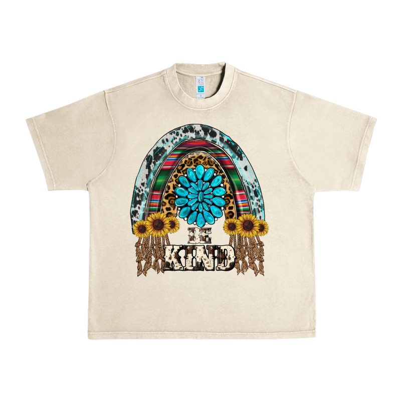 Western Rainbow  Be Kind Urban Heavy Tee by RanaPortraitStore | Teevron