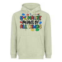 Matcha normalize minds of all kinds Heavyweight Hoodie - MaliasSmallBusiness