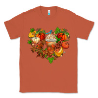 Fall Pumpkin Heart Classic Tee | Teevron