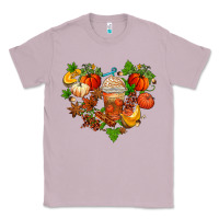 Lilac fall pumpkin heart Classic Tee - AdoDesignShop