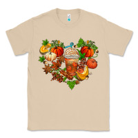 Mushroom fall pumpkin heart Classic Tee - AdoDesignShop