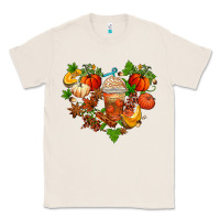 Natural fall pumpkin heart Classic Tee - AdoDesignShop