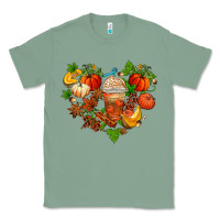 Sage fall pumpkin heart Classic Tee - AdoDesignShop