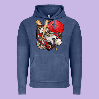 Baseball Home Plate Vintage Hoodie Designed By Zillion Design Studio