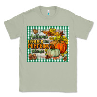 Matcha autumn leaves and pumpkins please mouse pad Classic Tee - BundleAndBundleShop