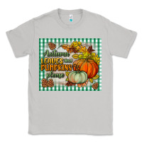 Moon Dust autumn leaves and pumpkins please mouse pad Classic Tee - BundleAndBundleShop