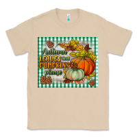 Mushroom autumn leaves and pumpkins please mouse pad Classic Tee - BundleAndBundleShop