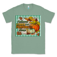 Sage autumn leaves and pumpkins please mouse pad Classic Tee - BundleAndBundleShop