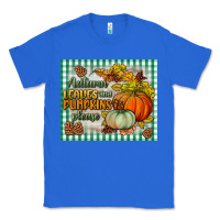True Royal autumn leaves and pumpkins please mouse pad Classic Tee - BundleAndBundleShop