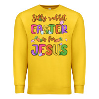 Lemon silly rabbit easter is for jesus Premium Sweatshirt - MaliasSmallBusiness