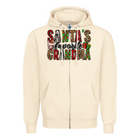 Sandshell santa's favorite grandma Zipper Hoodie - Jasminsmagicworld