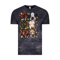 Cloud Black hohoho cows Vintage Tee - RanaPortraitStore