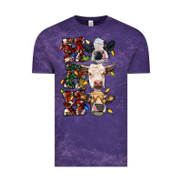 Cloud Purple hohoho cows Vintage Tee - RanaPortraitStore