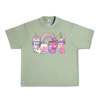 Oil Green unicorn coffee cups Urban Heavy Tee - Zillion Design Studio