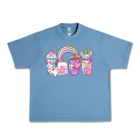 Pebble Blue unicorn coffee cups Urban Heavy Tee - Zillion Design Studio