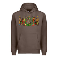 Coffee Western Mom With Reindeer Premium Hoodie - BundleAndBundleShop