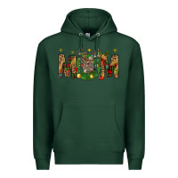 Sports Green Western Mom With Reindeer Premium Hoodie - BundleAndBundleShop