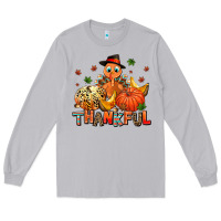 Moon Dust thankful pumpkins and turkey Long Sleeve Tee - AdoDesignShop