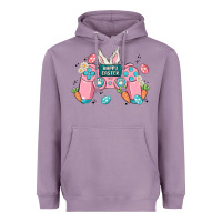 Lavender happy easter Heavyweight Hoodie - MaliasSmallBusiness