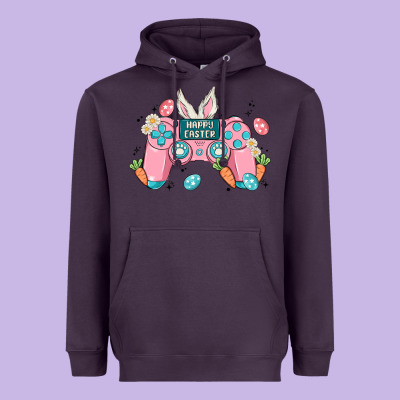 Happy Easter Heavyweight Hoodie Designed By Maliassmallbusiness