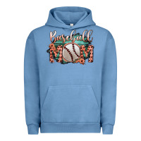 Pigment Pebble Blue Baseball Mom Urban Hoodie - Bettercallsaul