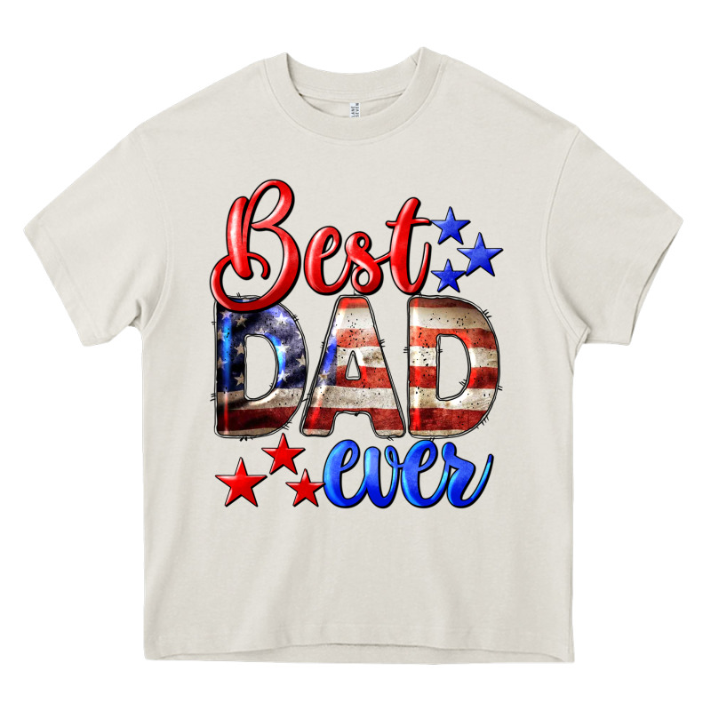 Best Dad Ever Heavy Core Tee by LillyAllenDesigns | Teevron