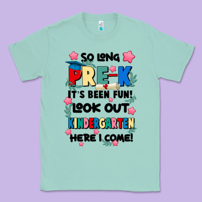 So Long Pre K Classic Tee Designed By Jahusdesignshop