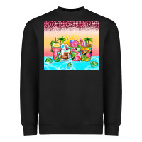 Black beach summer coffee cups Heavyweight Sweatshirt - Zillion Design Studio