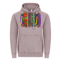 Vintage Zinc Mardi Gras Brushstrokes Vintage Hoodie - RanaPortraitStore