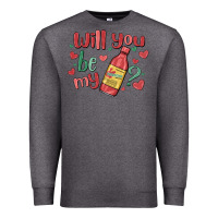 Charcoal Heather will you be my Premium Sweatshirt - MaliasSmallBusiness