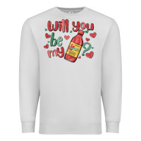 Dove Grey will you be my Premium Sweatshirt - MaliasSmallBusiness