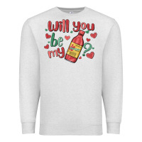Oatmeal Heather will you be my Premium Sweatshirt - MaliasSmallBusiness