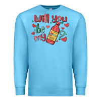 Ocean Blue will you be my Premium Sweatshirt - MaliasSmallBusiness