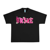Black Breast Cancer Brave Urban Heavy Tee - texasbilliewilder