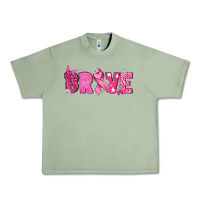 Oil Green Breast Cancer Brave Urban Heavy Tee - texasbilliewilder
