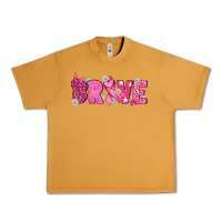 Peanut Butter Breast Cancer Brave Urban Heavy Tee - texasbilliewilder