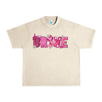 Sandshell Breast Cancer Brave Urban Heavy Tee - texasbilliewilder