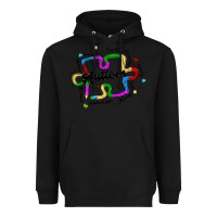 Black autism teacher pencil Heavyweight Hoodie - MaliasSmallBusiness