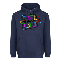 Navy autism teacher pencil Heavyweight Hoodie - MaliasSmallBusiness