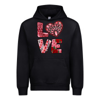 Black love  with pink gemstone Urban Hoodie - RanaPortraitStore