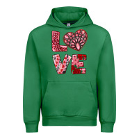 Emerald love  with pink gemstone Urban Hoodie - RanaPortraitStore
