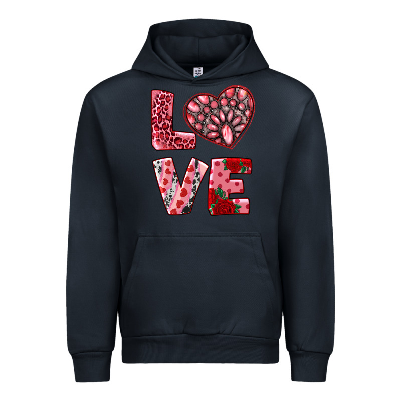 Love  With Pink Gemstone Urban Hoodie by RanaPortraitStore | Teevron