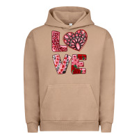 Pigment Burro love  with pink gemstone Urban Hoodie - RanaPortraitStore